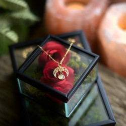 Naszyjnik Orientalny - Kwarc Różowy