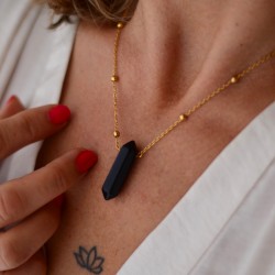 Amulet z czarnym Agatem