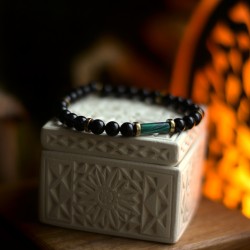 Ochronna bransoletka z czarnych turmalinów