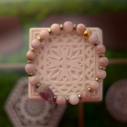 Bransoletka z surowym Turmalinem - Ścieżka Słońca i Ochrony