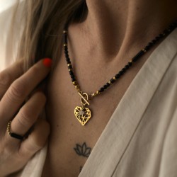 Naszyjnik z onyksów - czuła...