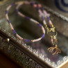 AMULET HARMONII - Naszyjnik modułowy z Różowym Opalem i Złotym Lotosem