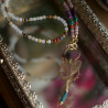 AMULET TRANSFORMACJI - Naszyjnik Modułowy z Ćmą i Kamieniami Natury