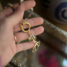 AMULET RADOŚCI - Naszyjnik z Jaspisami i Tulipaniową Zawieszką