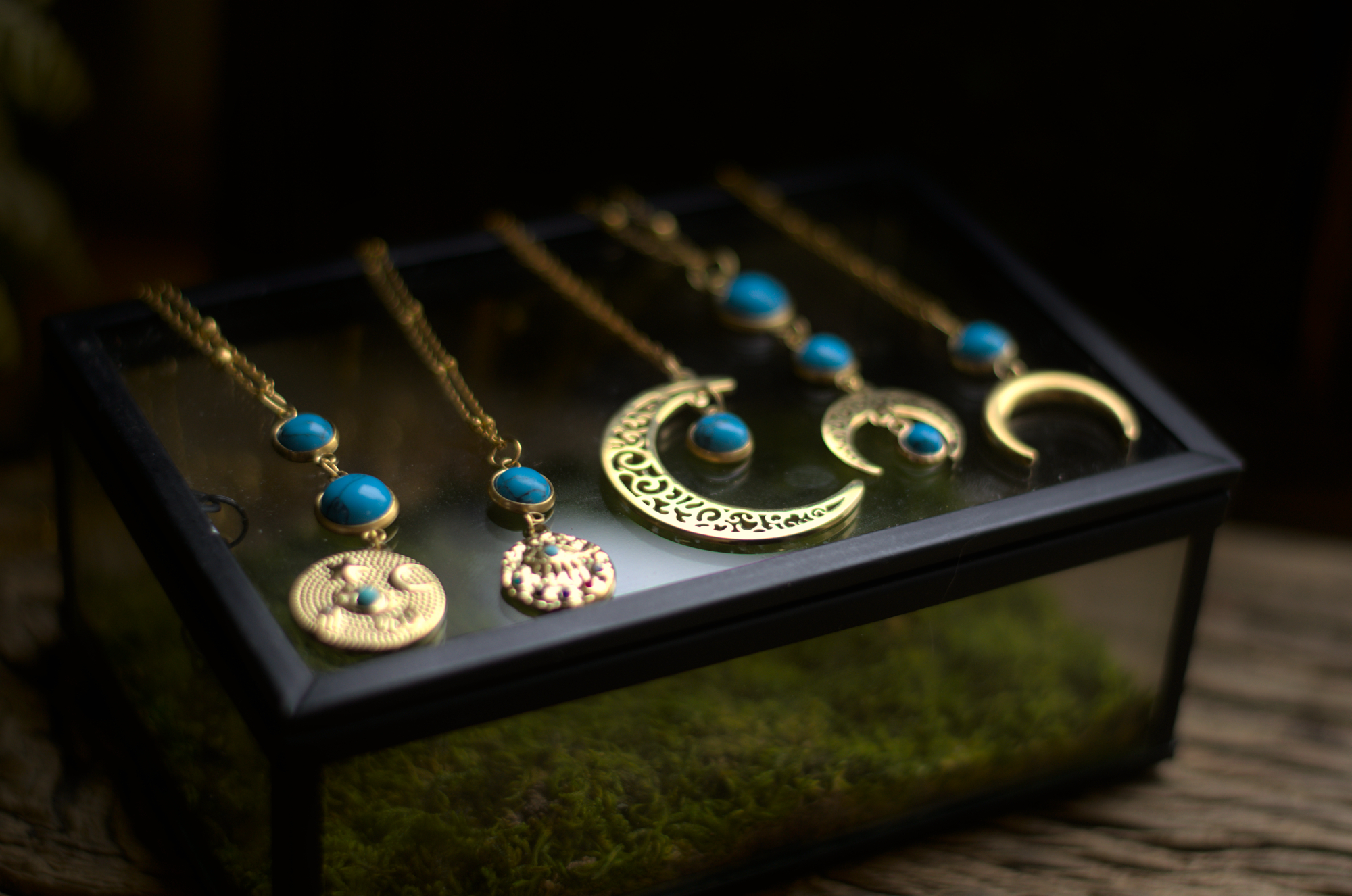 Naszyjniki z turkusem 